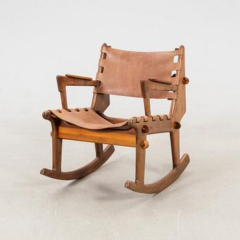 Angel Pazmino, rocking chair Setca Cuenca Ecuador 1960s.