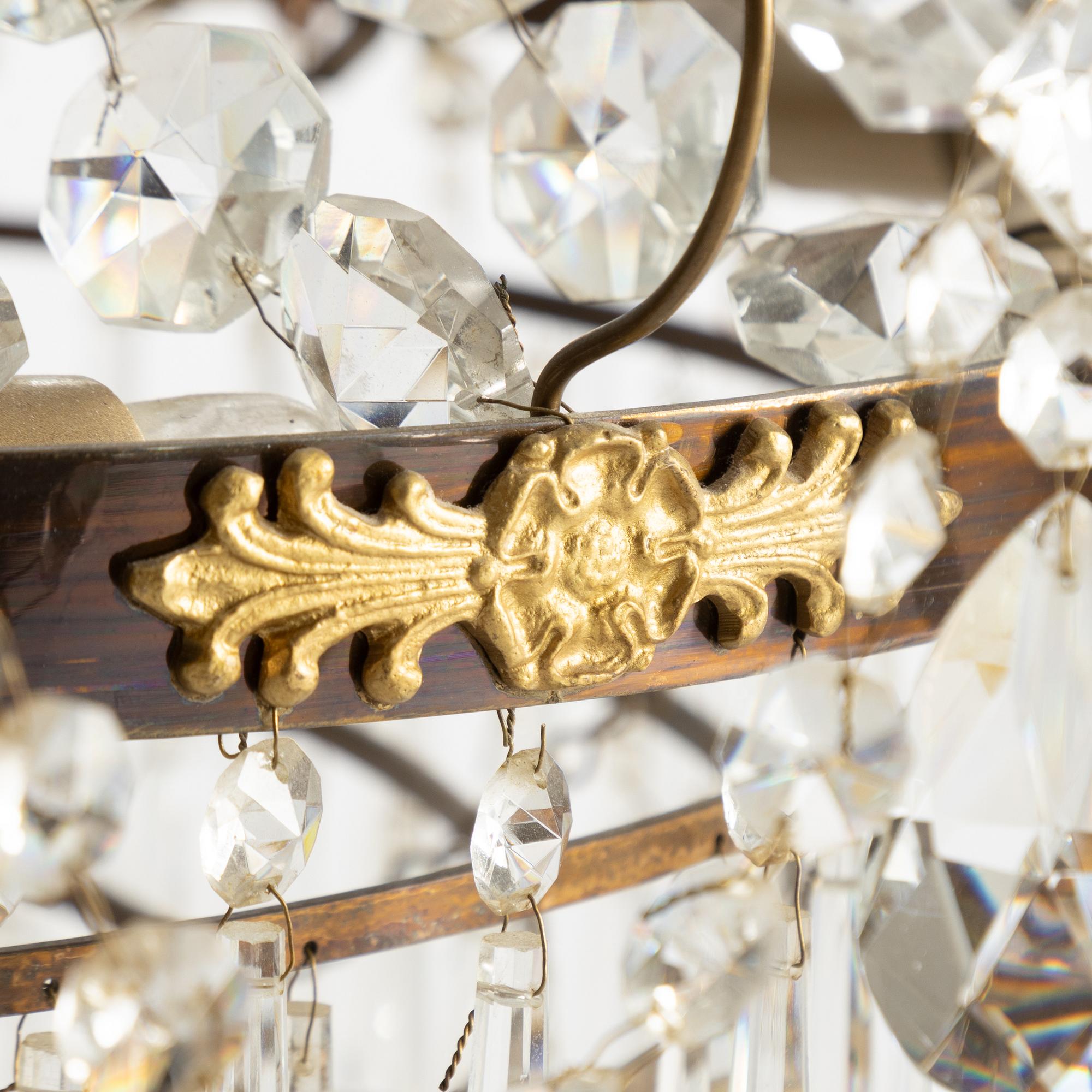 Ljuskrona, empirestil, 1900-tal.