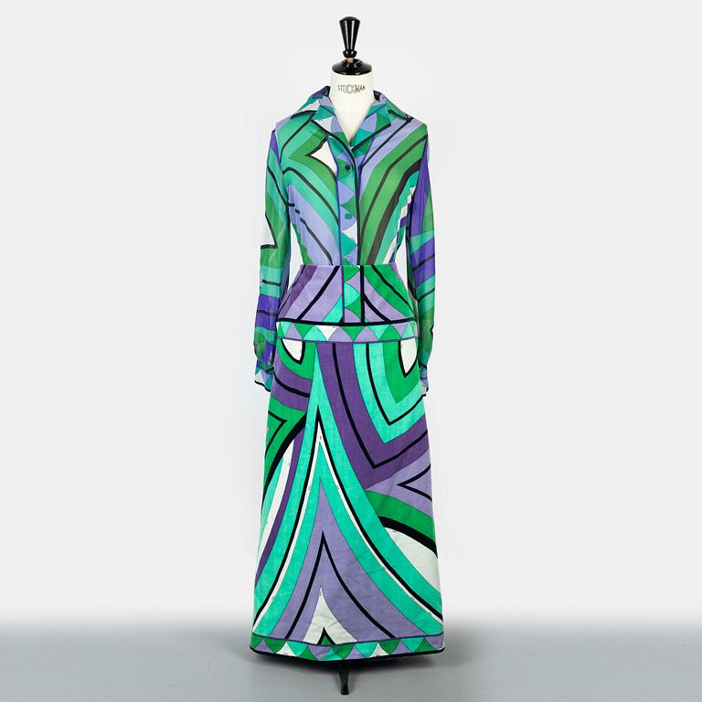 Emilio Pucci, two-piece ensemble, size It 6.