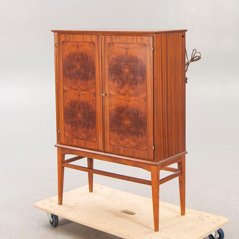 An ABRA Möbler, mid-20th century mahogany bar cabinet.