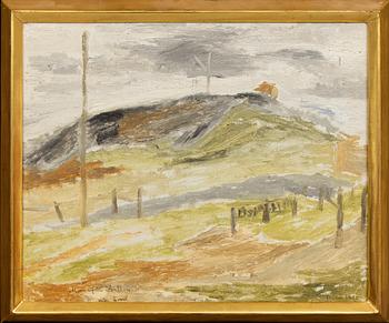 Evert Lundquist, oil on canvas signed and dated 1930.