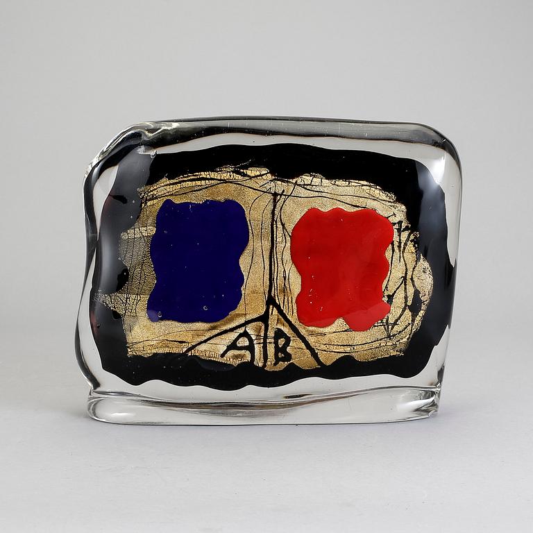 JAMES COIGNARD, glasskulptur, signerad, numrerad 3/30.