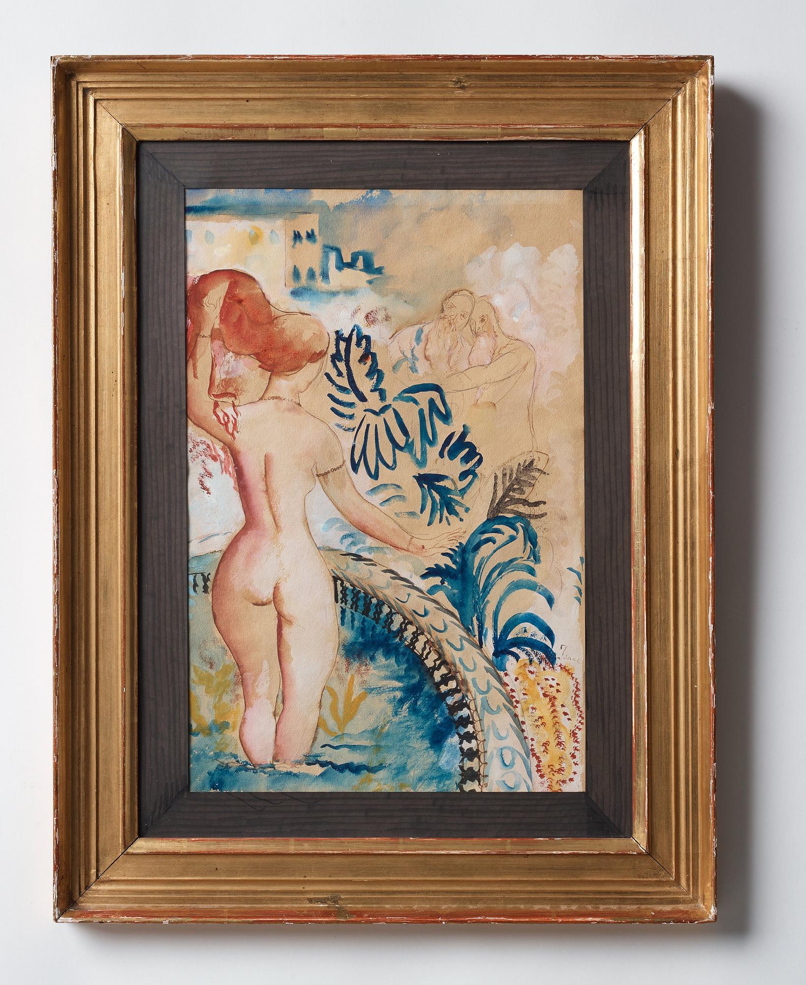 Isaac Grünewald, "Susanna i badet".