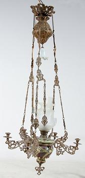 TAKFOTOGENLAMPA, jugend, 1900-talets början. Diam 63.