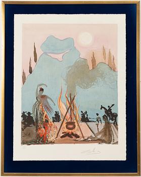 Salvador Dalí, "Carmen Sings Gipsy Songs", from "Carmen".