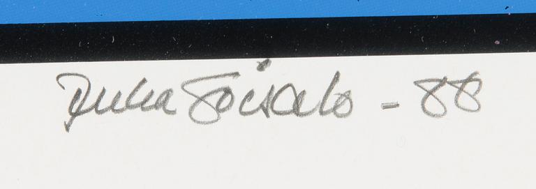 JUHA SOISALO, serigraph, signed and dated -88, numbered I/LX HC.