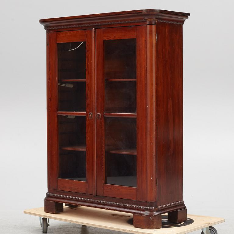 A book cabinet, second half of the 19th century.