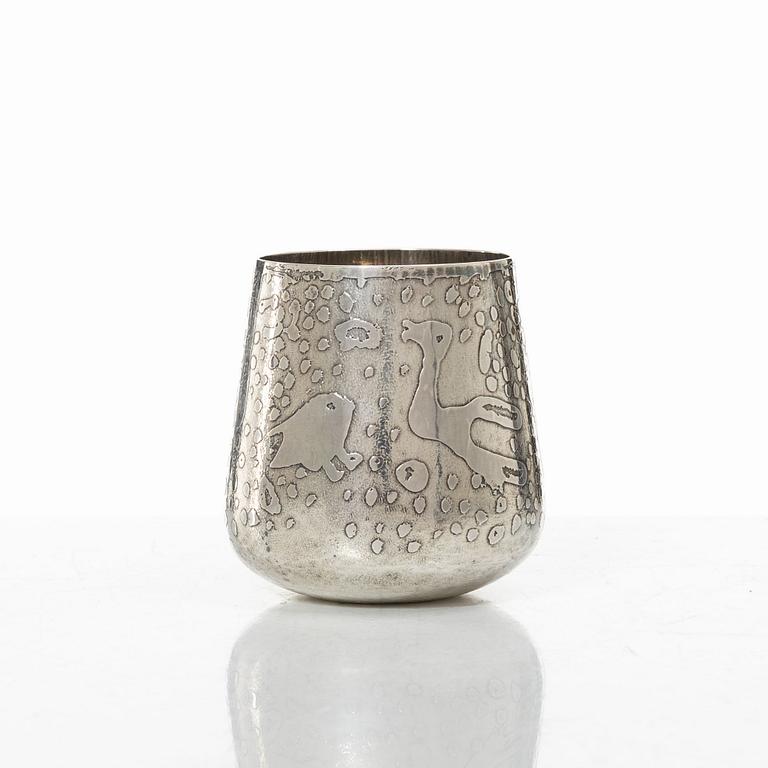 Olle Ohlsson, a silver beaker, Stockholm 1965.