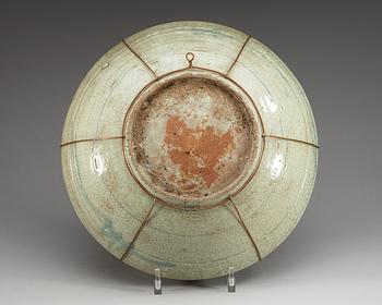 A large blue and white Swatow charger, Ming dynasty, Wanli (1573-1619).