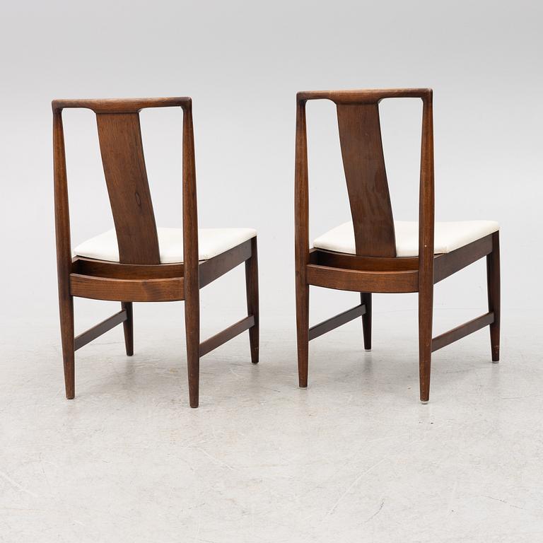 Six mid century modern dining chairs by John Stuart Inc, Grand Rapids, USA, 1950's.