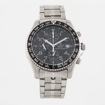 CITIZEN, WR100, wristwatch, chronograph, 40,5 mm.
