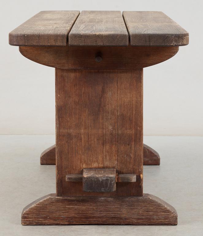 An Axel-Einar Hjorth stained 'Skoga' table, Nordiska Kompaniet, 1933.