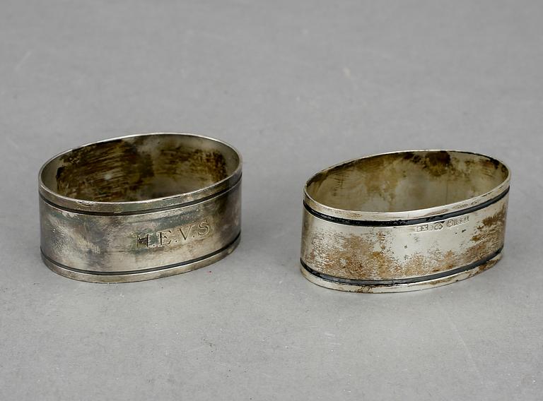 BESTICKSERVISDELAR, 108+1+2, silver, GAB Stockholm, 1900-talets mitt.Vikt ca 2850 gram.