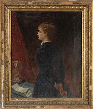Unknown artist, oil on canvas, signed and dated 1876. - Bukowskis