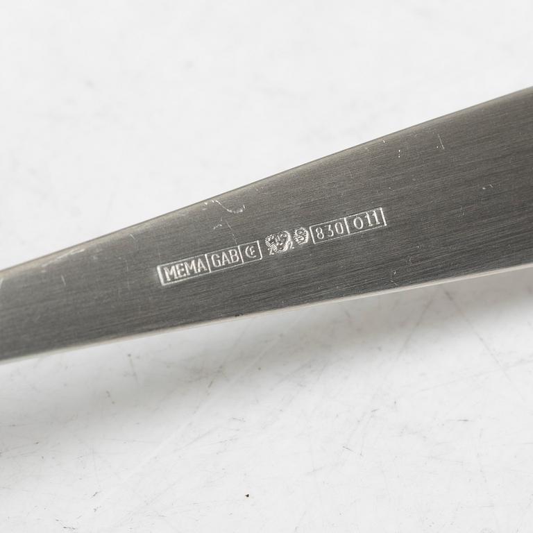 Jacob Ängman, A 96-piece silver flat ware set, 'Rosenholm', GAB & Mema, Sweden, 1996-2014.