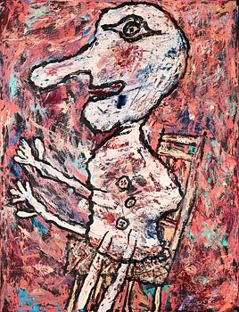 Jean Dubuffet, "Nez Long et Chaise Septembre".