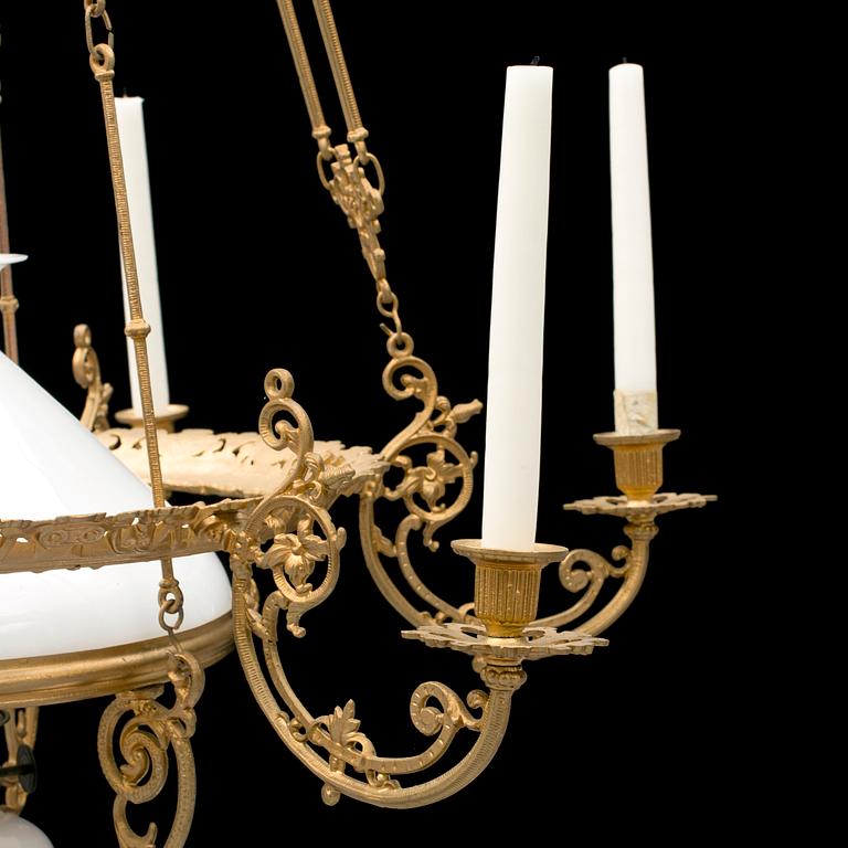 A late 19th century chandelier.