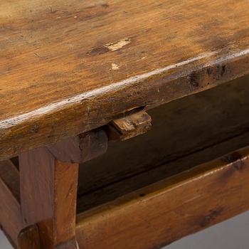 A trestle table, vernacular, Finland, early 19th century.