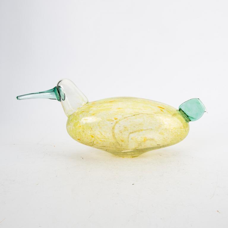 Oiva Toikka, a signed unique glass bird.