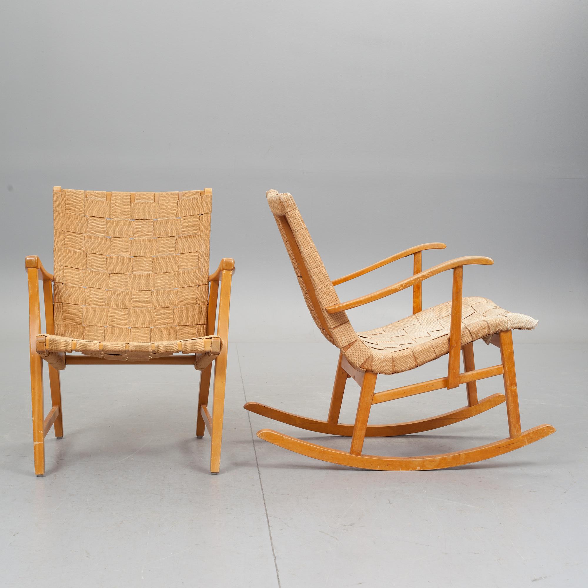 STOL och GUNGSTOL, 1900-talets mitt.