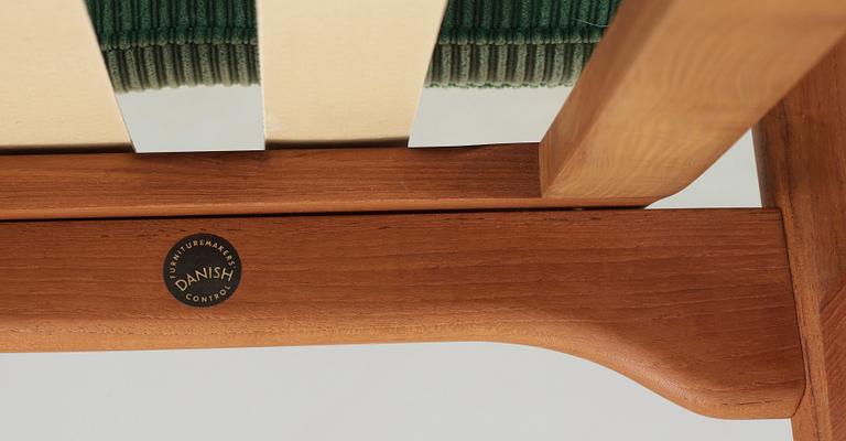 FÅTÖLJER, ett par, etikettmärkt, Danish Furniture Control, Danmark, 1900-talets mitt.