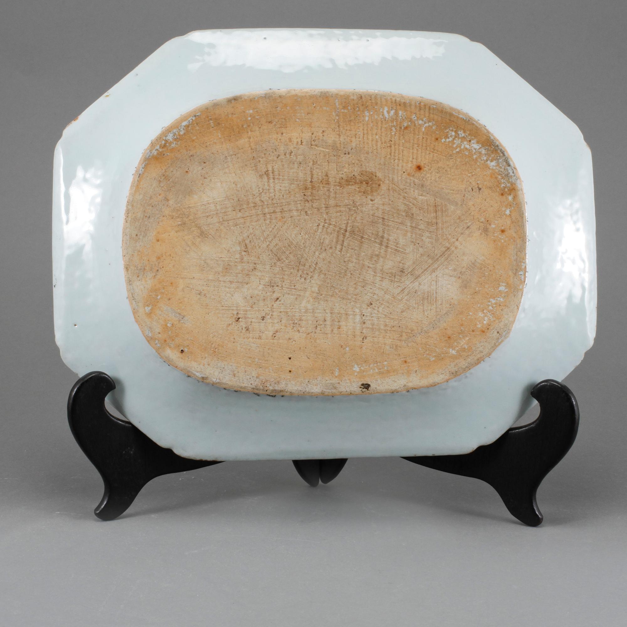 STEKFAT, porslin, Kina, 1700-tal.