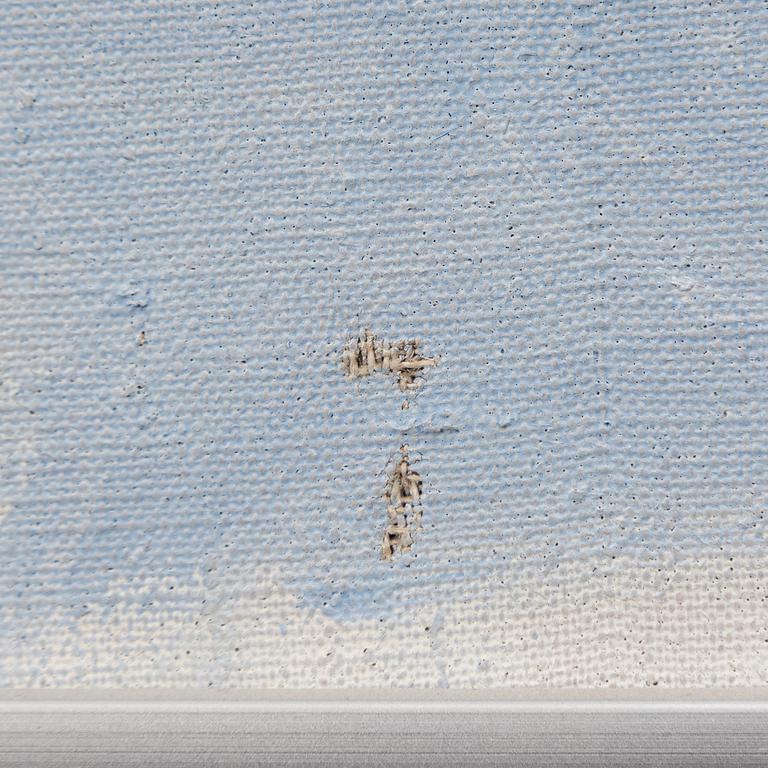 Svenolov Ehrén, Winter scene with a timber shed.