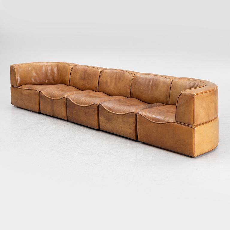 A 5-piece modular sofa, De Sede, Switzerland, 1970s.