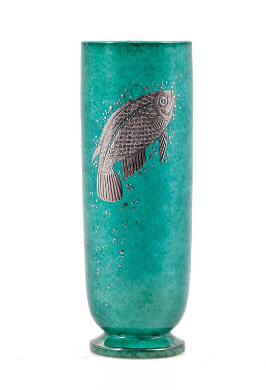 VAS, stengods, "Argenta", Wilhelm Kåge, Gustavsberg.