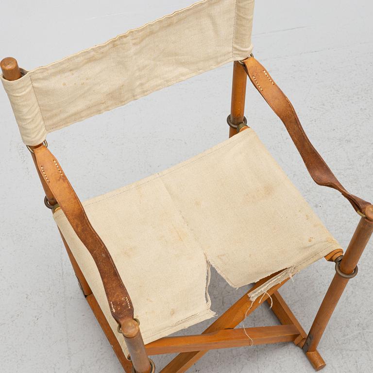 Mogens Koch, folding chair, "MK16", children's model and Kaare Klint, safari chair, "Safari Chair".