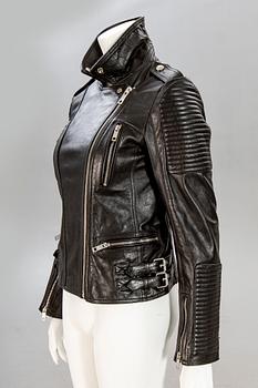 Burberry, leather jacket, Burberry Brit, size 38.