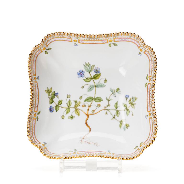 A Royal Copenhagen 'Flora Danica' salad dish, Denmark, 20th Century.