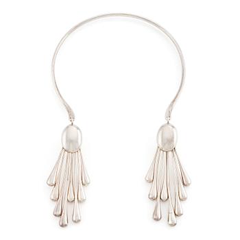 493. Astrid Fog, collier, sterlingsilver, för Georg Jensen, formgiven 1971.