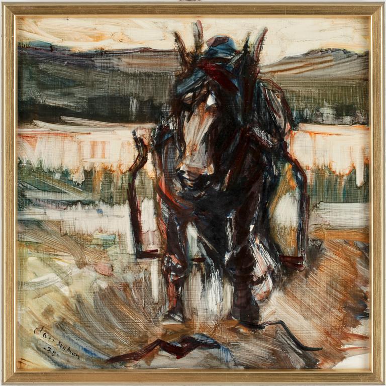 LARS MATSON, olja på pannå, sign o dat -78-.