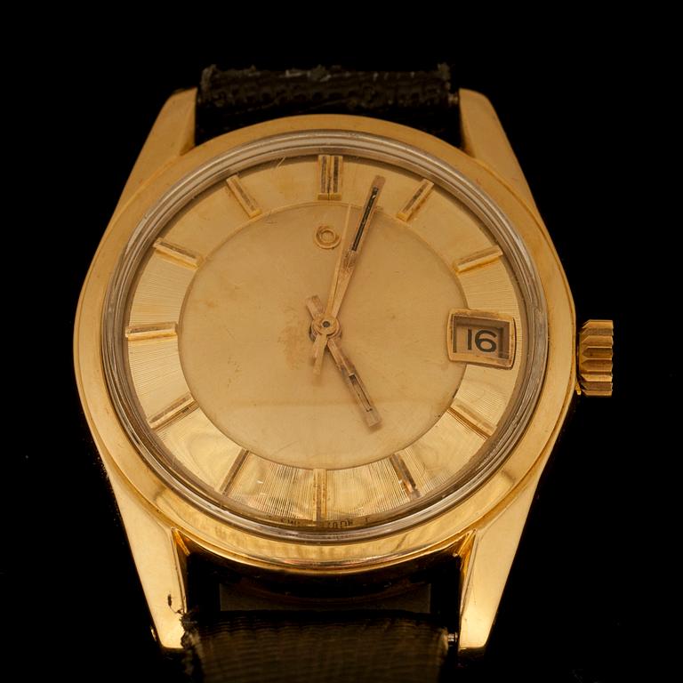 HERR ARMBANDSUR, Certina DS, guld 18K. Original etui. 1970-tal.