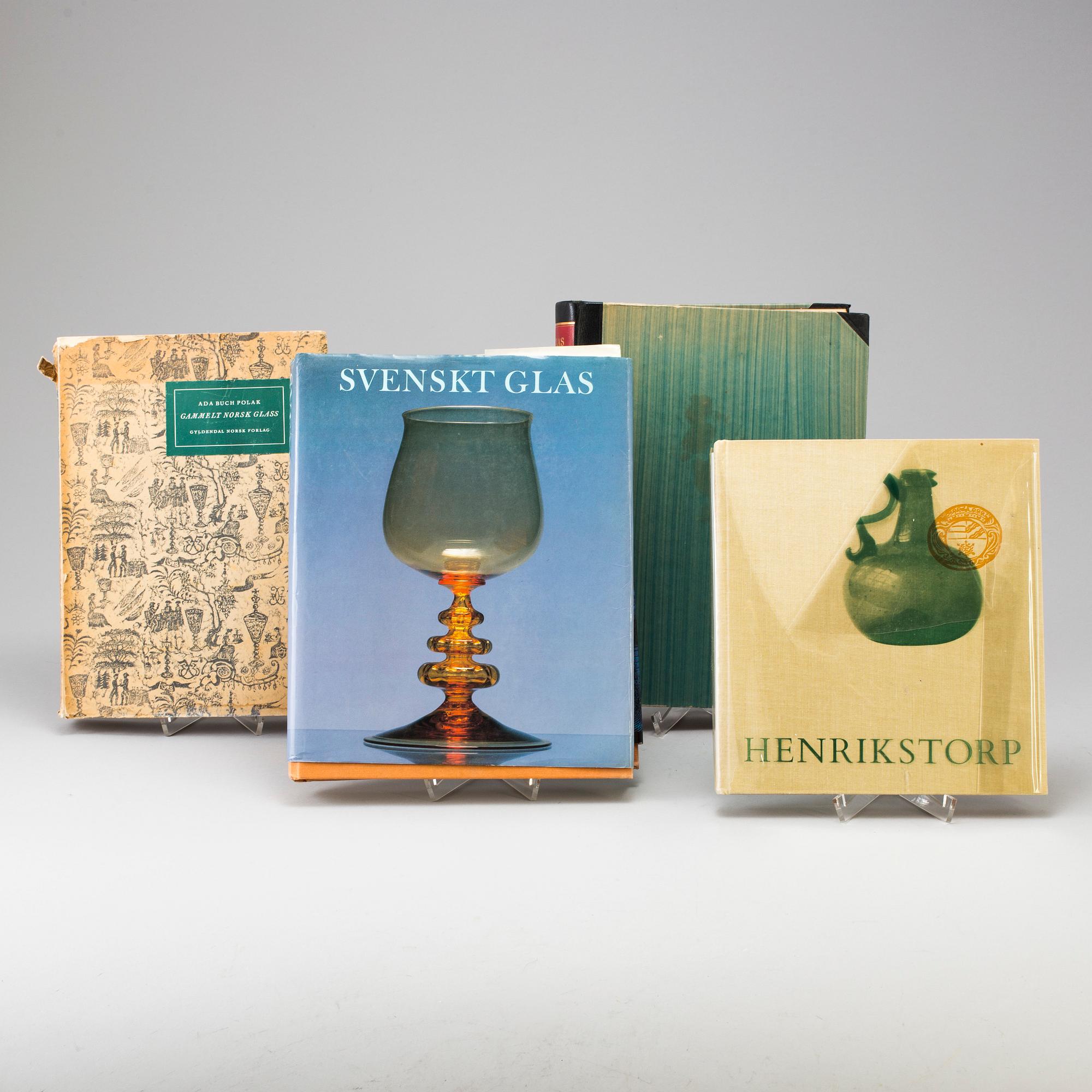 a lot of books about swedish and norwegian glass, including "Svenskt glas", Jan Brunius, Elisa Steeberg, 1995.