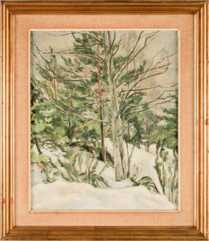 GEORG GYLLENSVÄRD, olja på duk, sign.