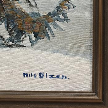 NILS OLZON, olja på duk, sign.