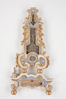 VOTIVTAVLOR, ett par, troligen Ryssland, 1800-tal.