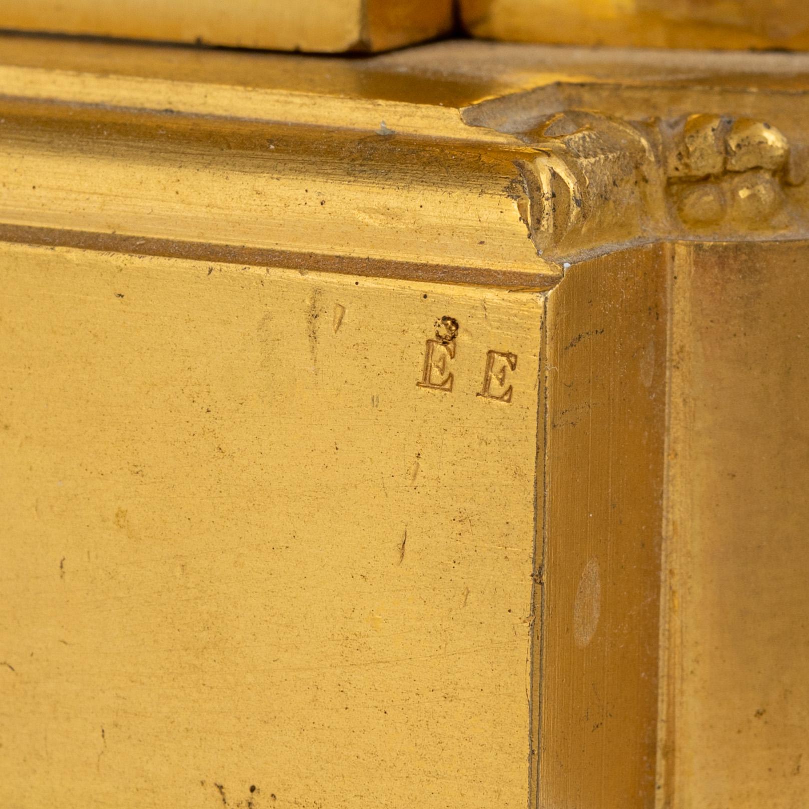 Bordspendyl, Louis XVI-stil, Glasgow, omkring år 1900.