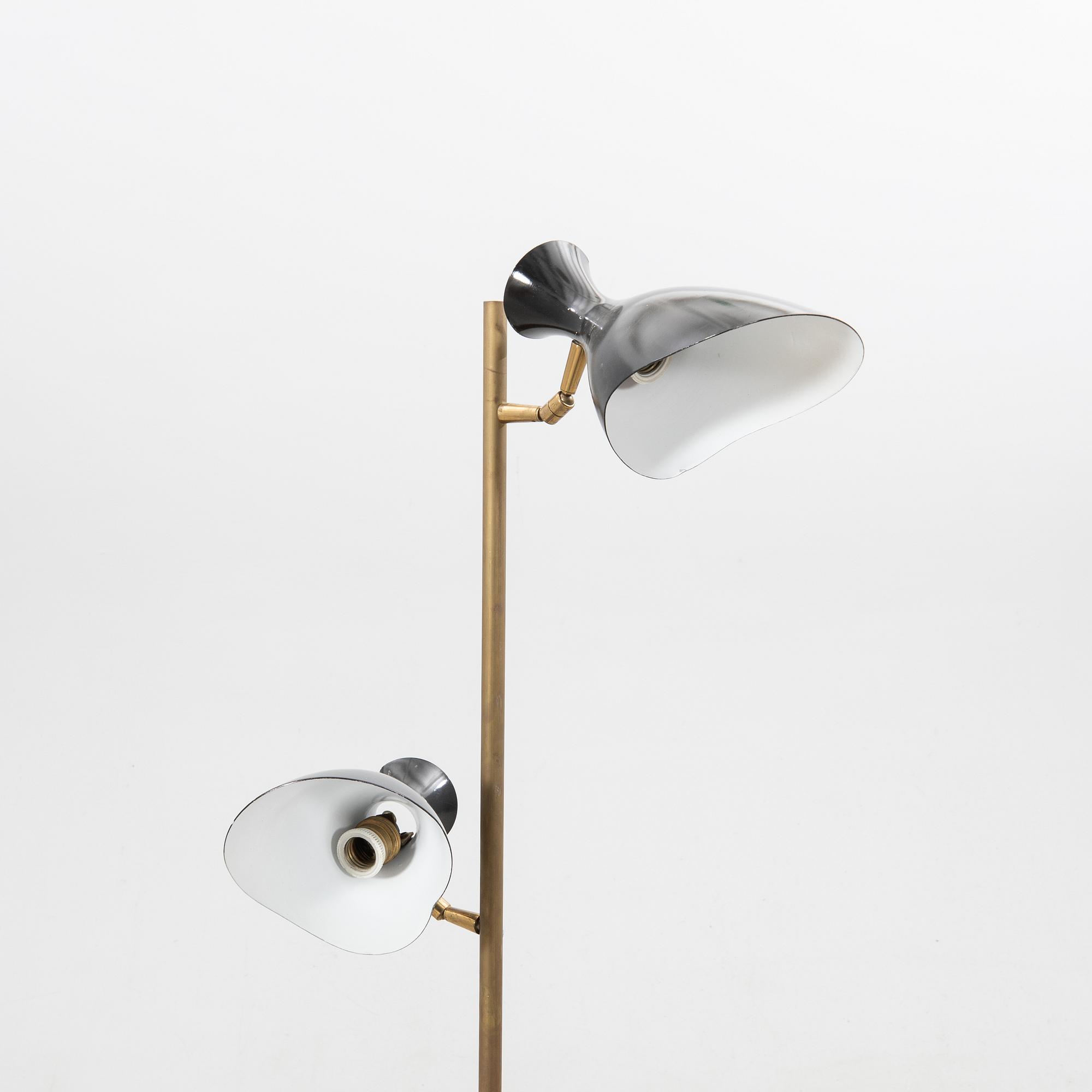 Golvlampa, 1900-talets mitt.