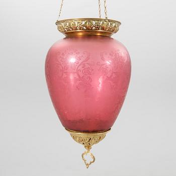 Hanging lamp 20th century.