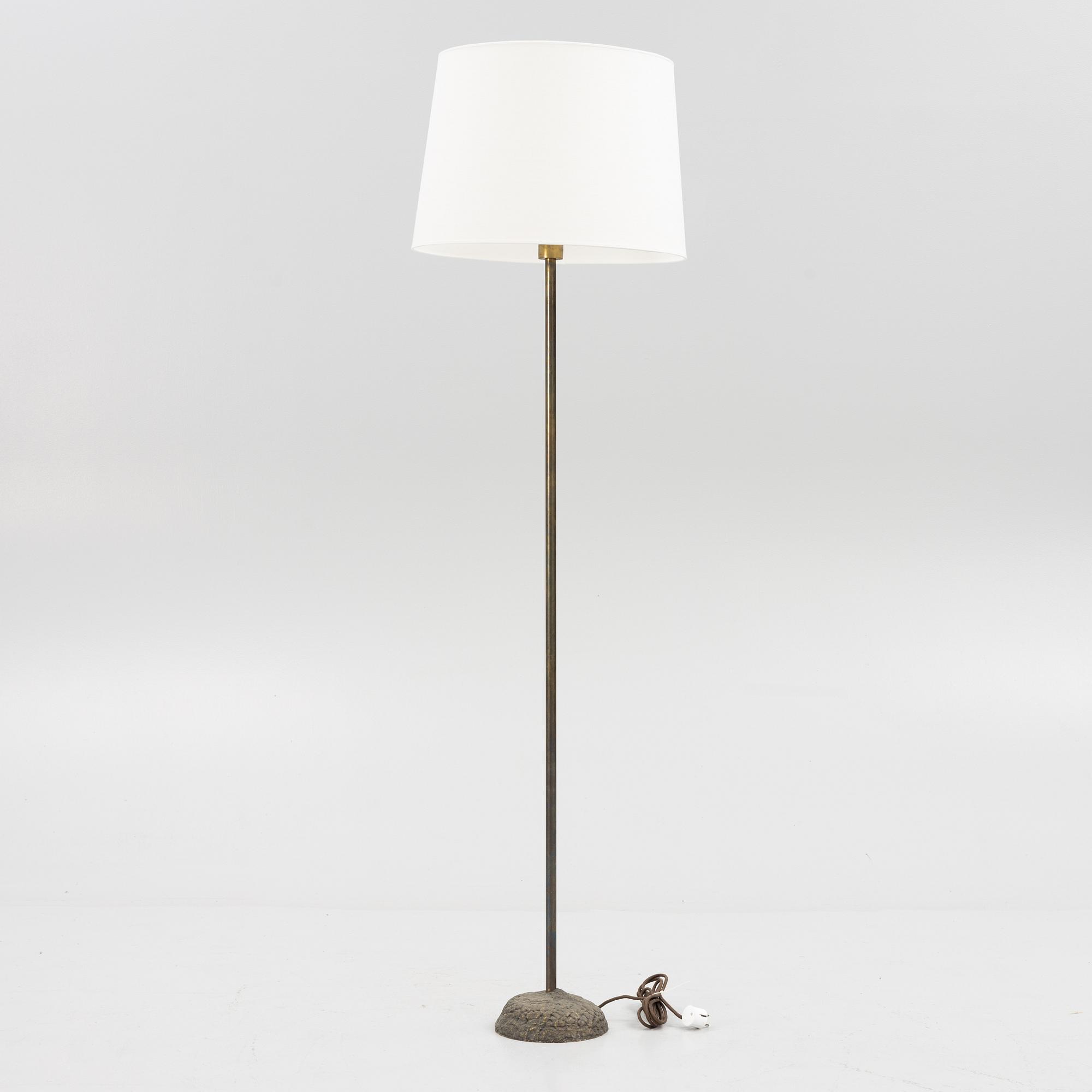 Harald Notini, a model "15750" floor lamp, special made, Arvid Böhlmarks Lampfabrik, Sweden, mid 20th century.