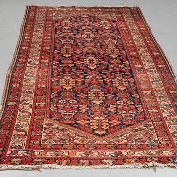 Gallerimatta, antik/semiantik Malajir, ca 355 x 149 cm.