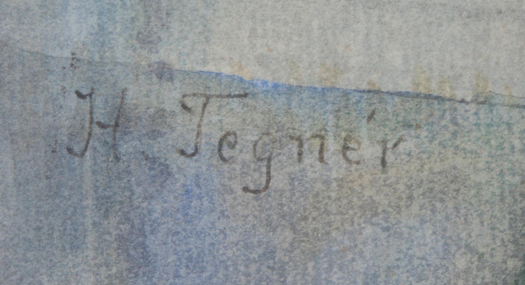 HEDVIG TEGNÈR, akvarell, sign.