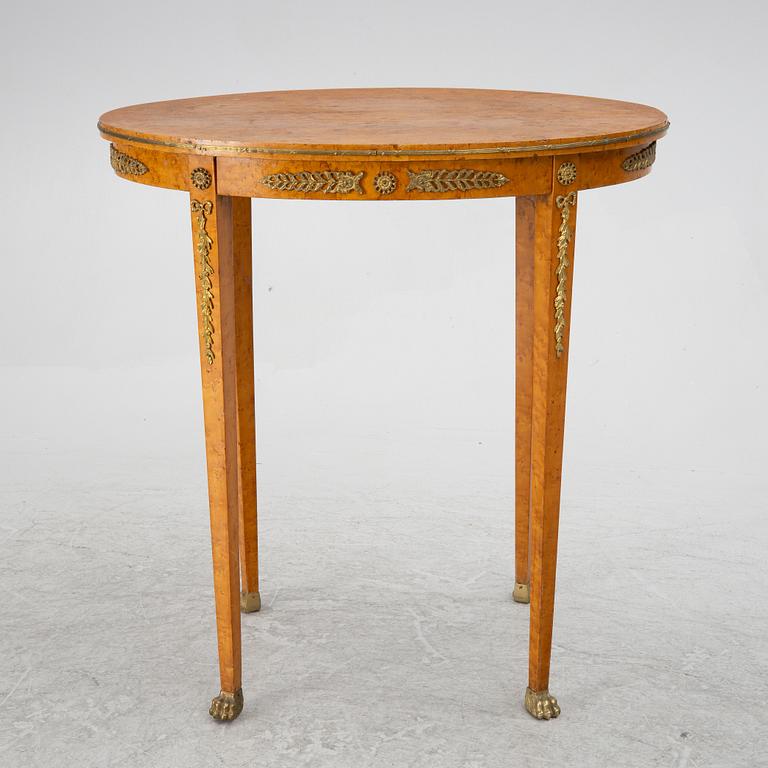 Salon group, 6 pieces, Empire style, around 1900.