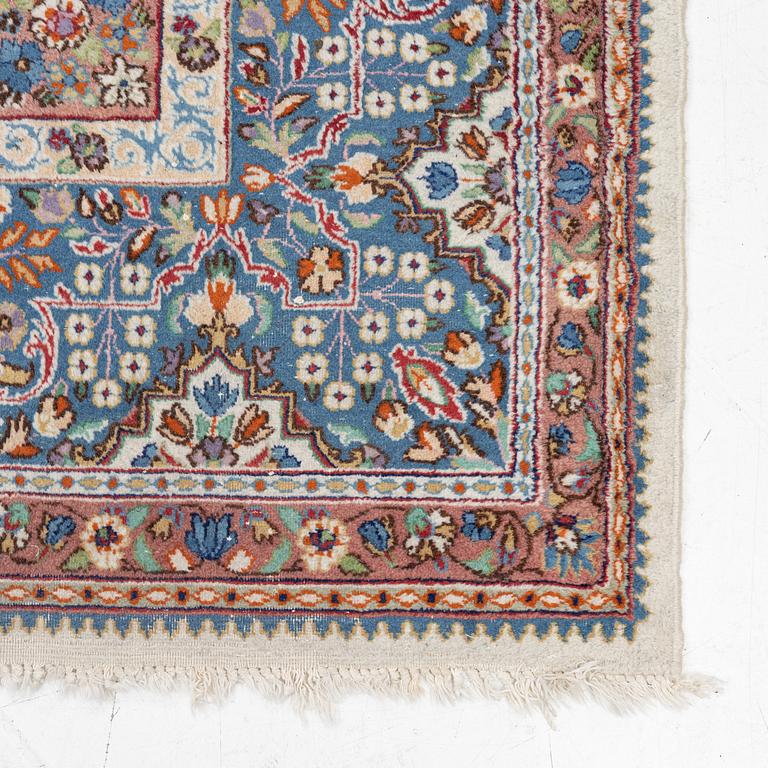 A carpet, old, Kerman, c. 312 x 224 cm.