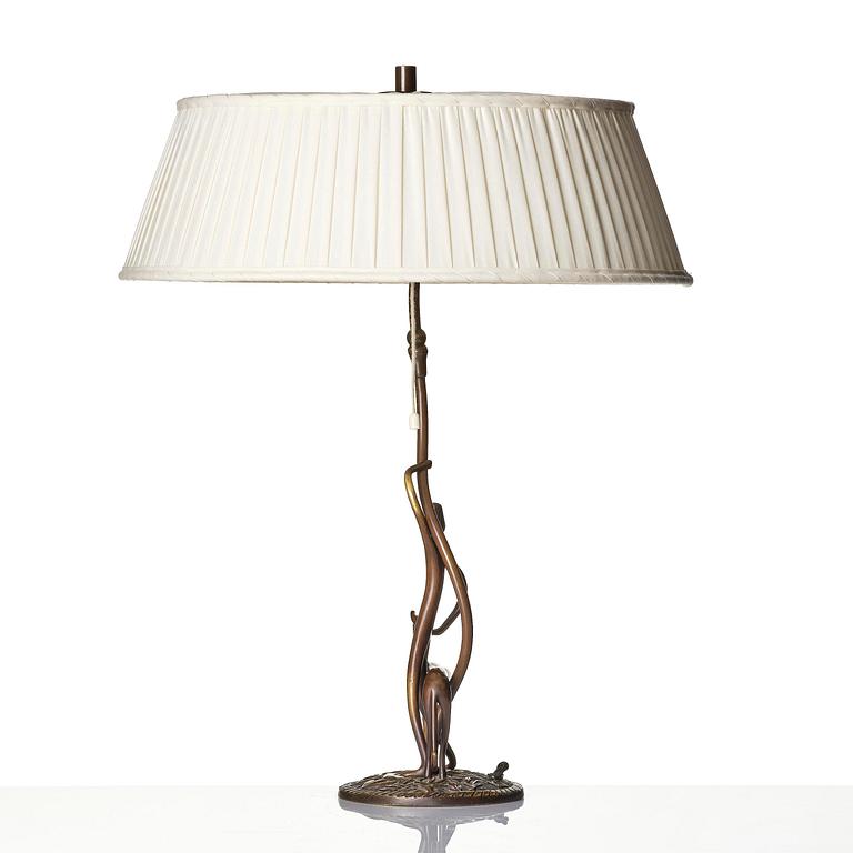 Bröderna Malmströms Metallvarufabrik, a table lamp model "2538", Malmö, 1930s.