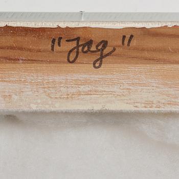 Marie-Louise Ekman, assemblage in plexiglass box, verso signed M-L Ekman and dated 2007.