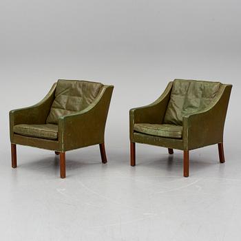 BØRGE MOGENSEN, fåtöljer, ett par, modell 2209, Danmark.
